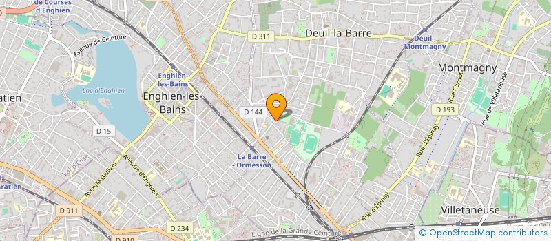 localisation de l'entreprise R.I. FIBRE  DEUIL-LA-BARRE