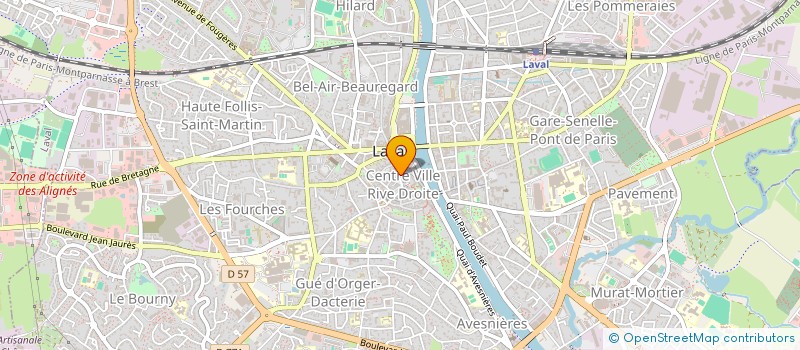 localisation de l'entreprise R.I. GAMES à LAVAL
