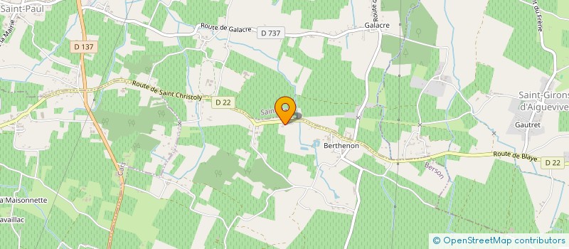 localisation de l'entreprise R.I.K.  EYRANS