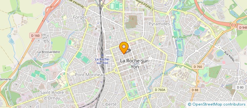 localisation de l'entreprise R.I.K SERVICES  LA ROCHE-SUR-YON