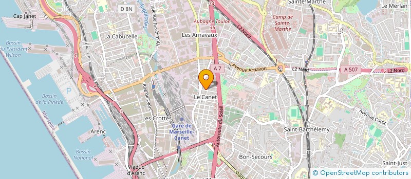 localisation de l'entreprise R&I MIHAILA à MARSEILLE