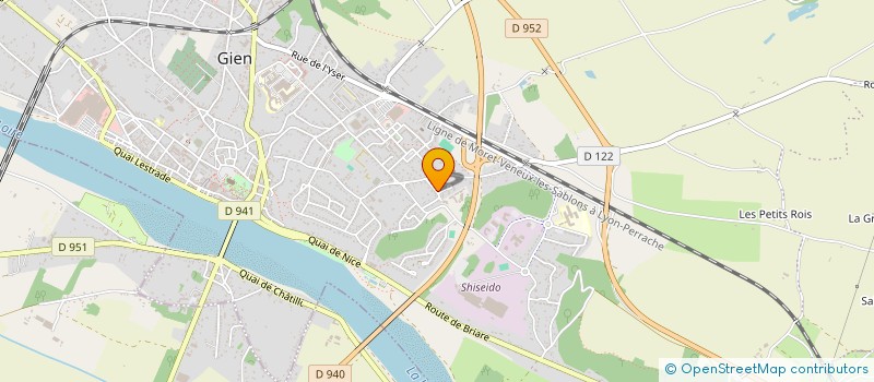 localisation de l'entreprise R I N A à GIEN