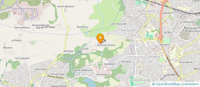 localisation de l'entreprise R.I.N.T.  PLOEMEUR