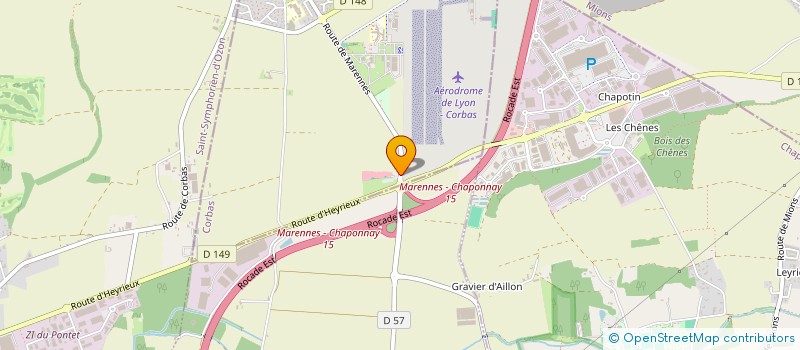 localisation de l'entreprise R.I.P. à CORBAS