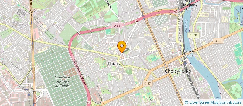 localisation de l'entreprise R I S  THIAIS