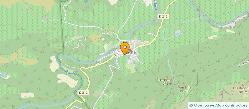 localisation de l'entreprise R.I.S.  RIBAUTE