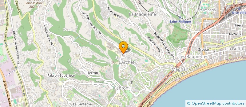 localisation de l'entreprise R.I.U. ELEGANS REALTY  NICE