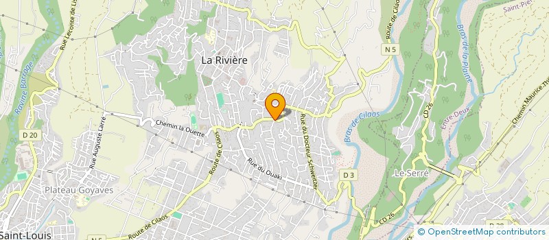 localisation de l'entreprise R'IMMO  SAINT-LOUIS