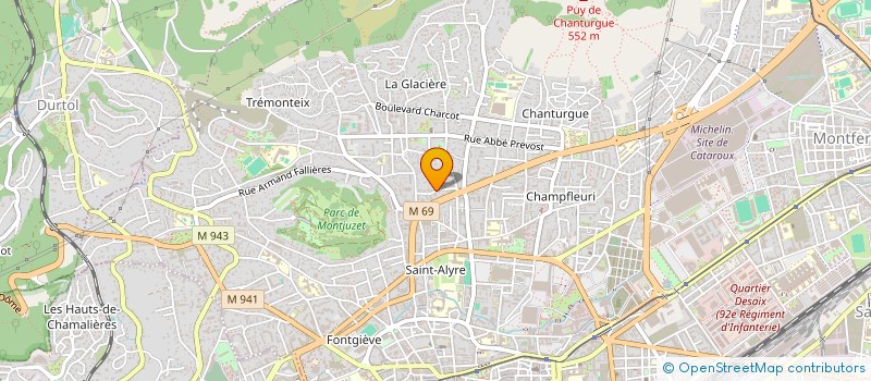 localisation de l'entreprise R-IMMO  CLERMONT-FERRAND