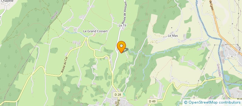 localisation de l'entreprise R - IMMO  SAINT-PIERRE-DE-CHARTREUSE