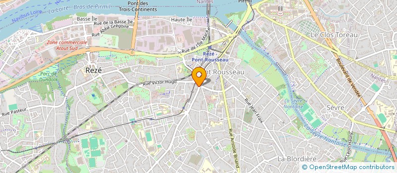 localisation de l'entreprise R IMMOBILIER à REZE