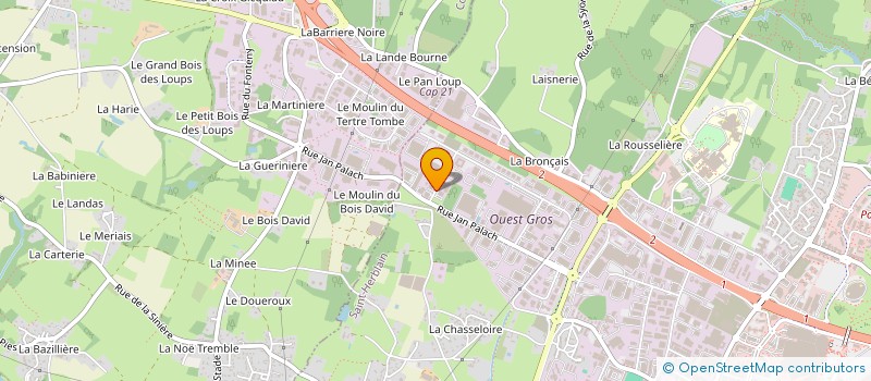 localisation de l'entreprise R.IMMOBILIER  SAINT-HERBLAIN