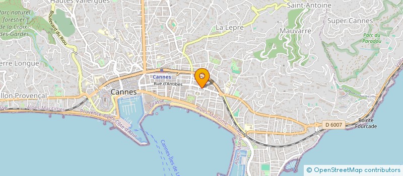 localisation de l'entreprise R IMMOBILIER  CANNES