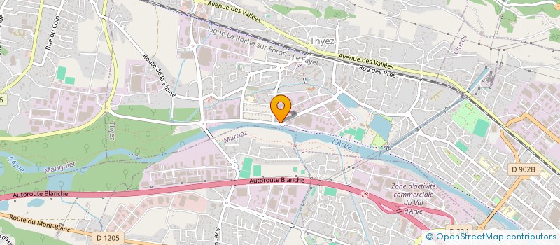 localisation de l'entreprise R-INNOVATION  THYEZ