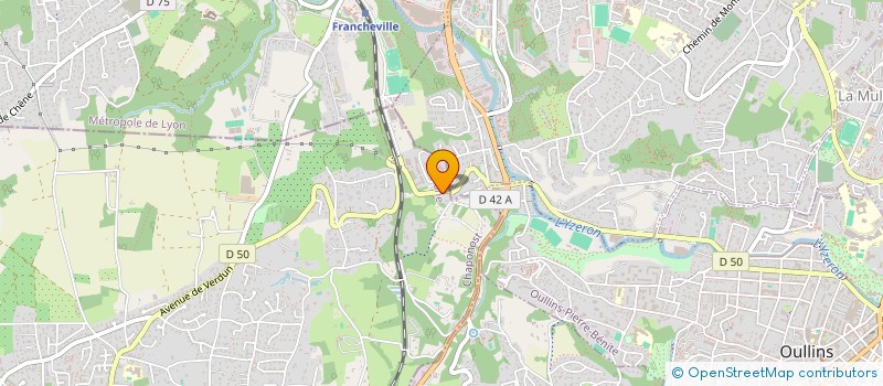 localisation de l'entreprise R&INVENTION - L'IMMOBILIER EN TRANSITION  CHAPONOST