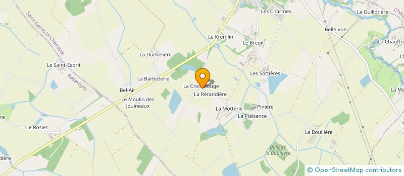 localisation de l'entreprise R INVEST  SAINT-DENIS-LA-CHEVASSE