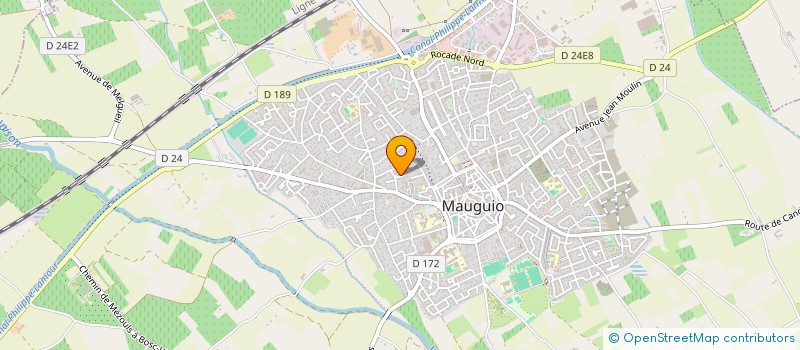 localisation de l'entreprise R'INVEST  MAUGUIO