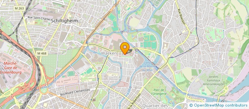 localisation de l'entreprise R'INVEST à STRASBOURG