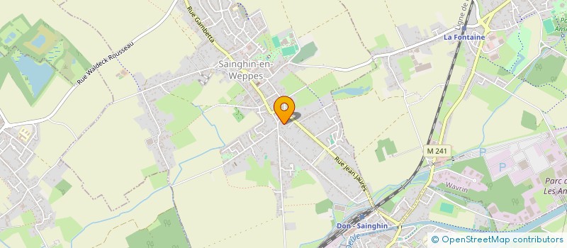 localisation de l'entreprise R INVEST  SAINGHIN-EN-WEPPES