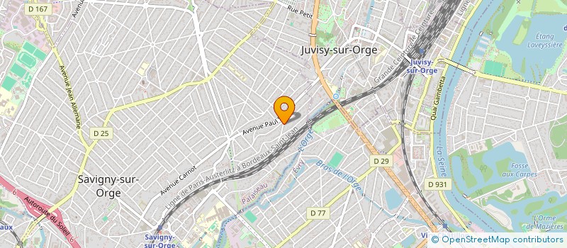 localisation de l'entreprise R-INVEST à SAVIGNY-SUR-ORGE