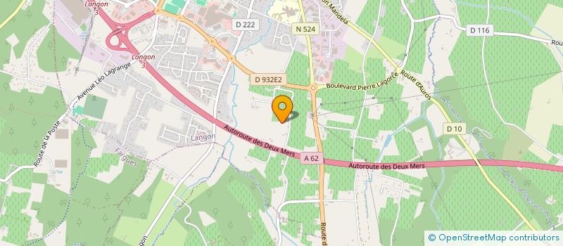 localisation de l'entreprise R-INVESTISSEMENT à LANGON