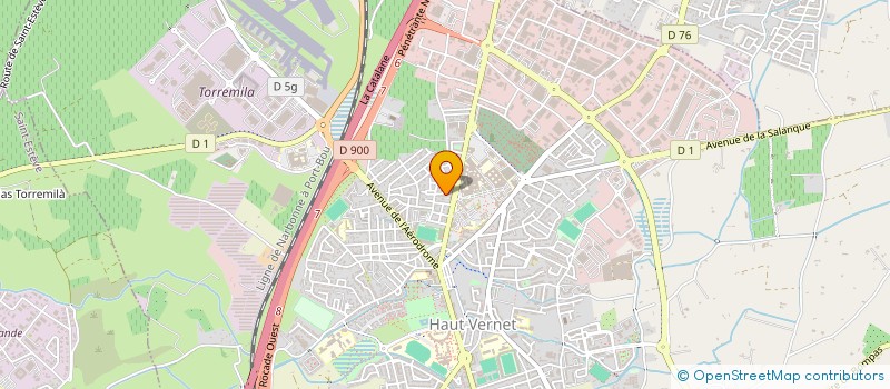 localisation de l'entreprise R.J.  PERPIGNAN