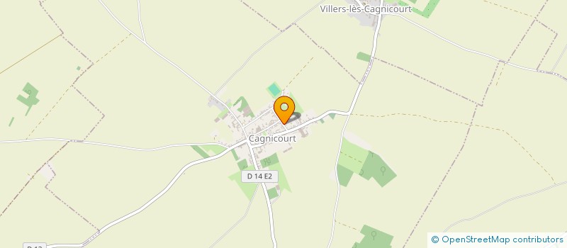 localisation de l'entreprise R.J.G HOLDING  CAGNICOURT