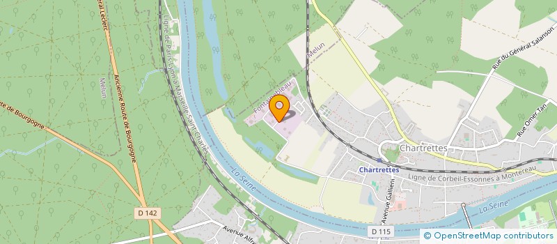 localisation de l'entreprise R J P A M  CHARTRETTES