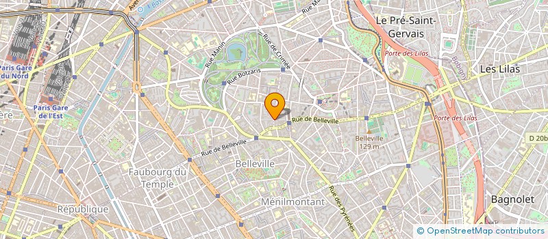 localisation de l'entreprise R.J.S.  PARIS