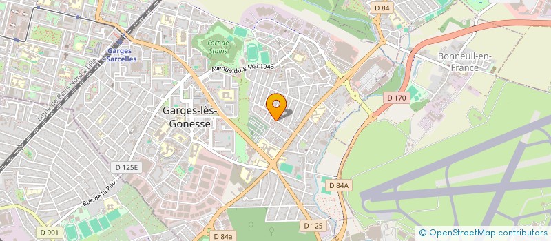 localisation de l'entreprise R.J.S. à GARGES-LES-GONESSE