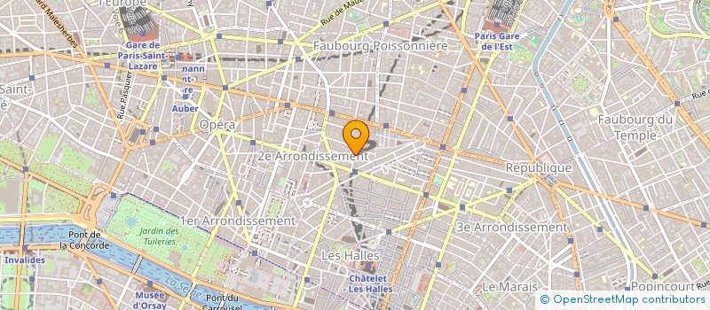 localisation de l'entreprise R.J.TEXTILES SOVITEX  PARIS