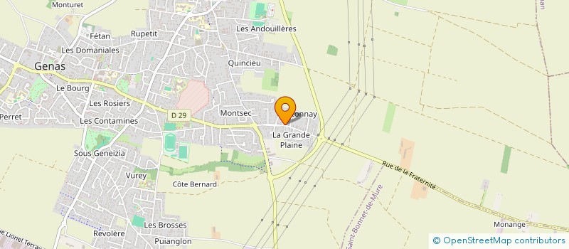 localisation de l'entreprise R J V RENOVATIONS  GENAS