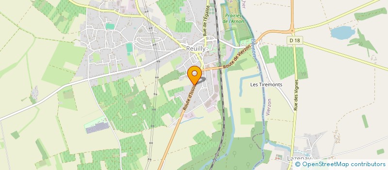 localisation de l'entreprise R . JEUNESSE à ISSOUDUN