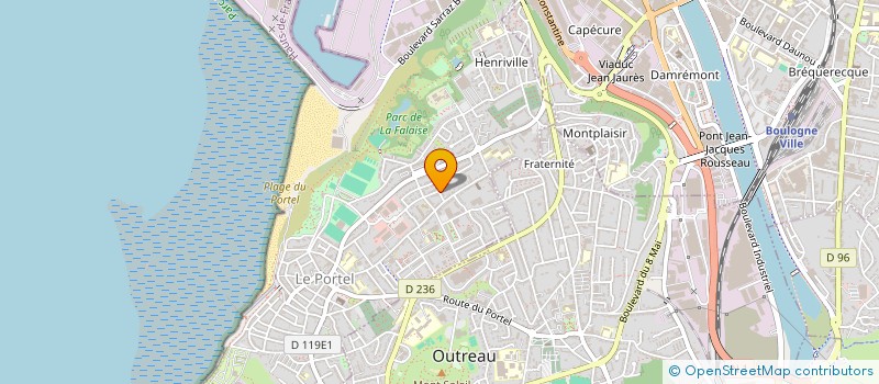 localisation de l'entreprise R.JOLY BATIMENT  LE PORTEL