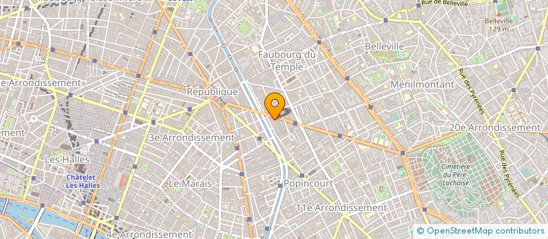 localisation de l'entreprise R.K  PARIS