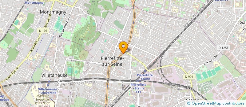 localisation de l'entreprise R.K BAZAR à PIERREFITTE-SUR-SEINE
