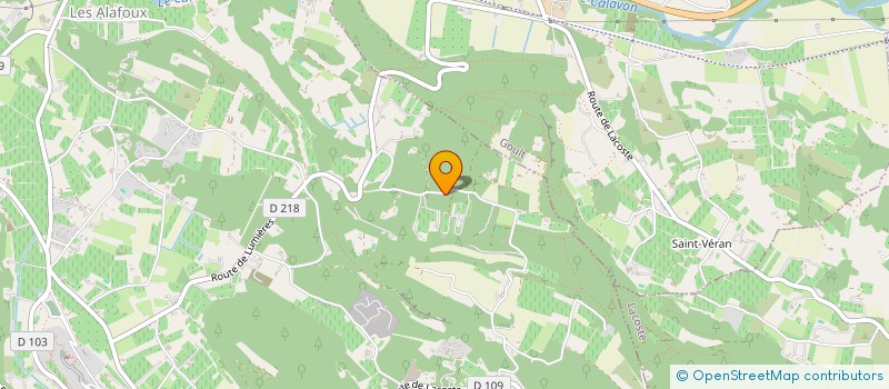 localisation de l'entreprise R.K.LES JASSINES à MENERBES