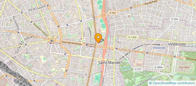 localisation de l'entreprise R.K.N  PARIS