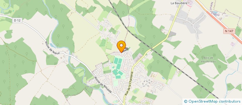 localisation de l'entreprise R.K.S.  NIEUIL-L'ESPOIR