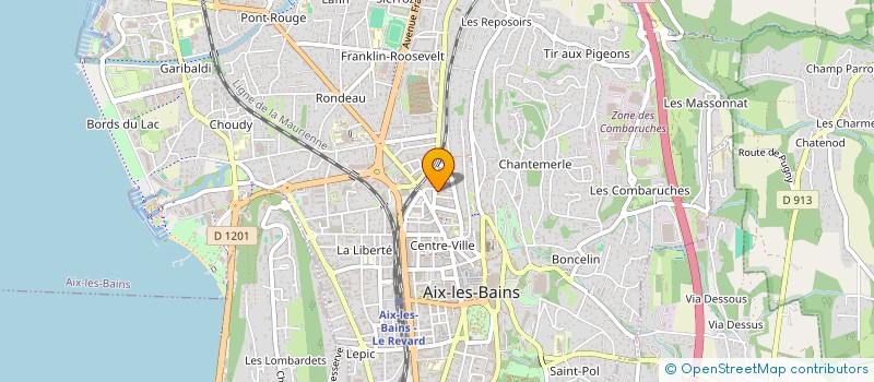 localisation de l'entreprise R'KISS  AIX-LES-BAINS