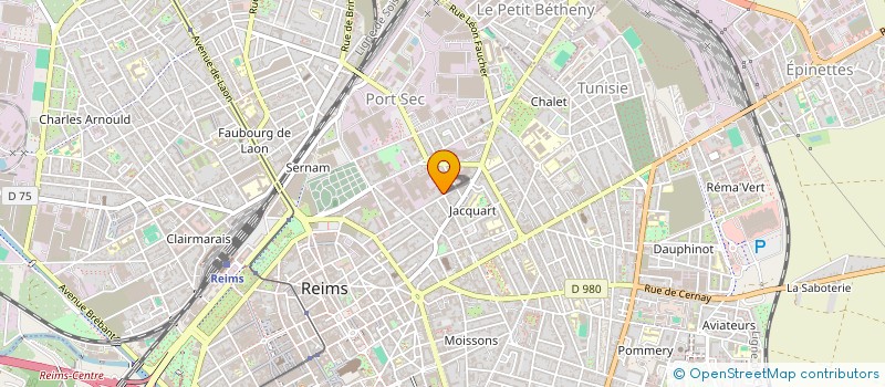 localisation de l'entreprise R&L  REIMS