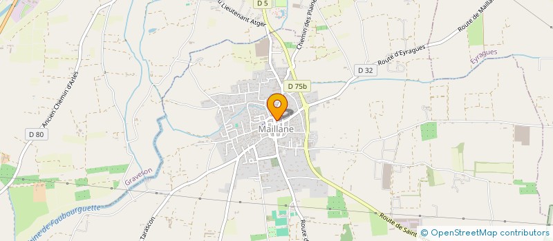 localisation de l'entreprise R.& L.ALLIANCE  MAILLANE