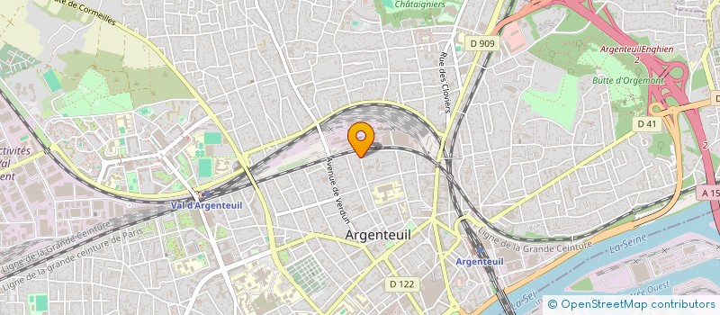 localisation de l'entreprise R.L. AMENAGEMENT  ARGENTEUIL