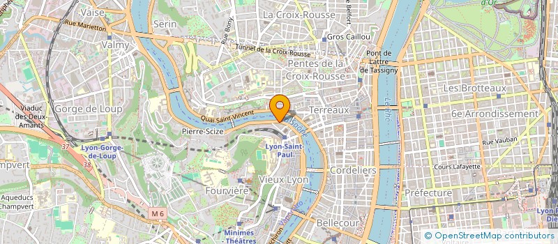 localisation de l'entreprise R.L.B.V.  LYON