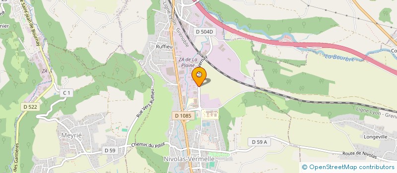 localisation de l'entreprise R.L. CONSTRUCTIONS  NIVOLAS-VERMELLE