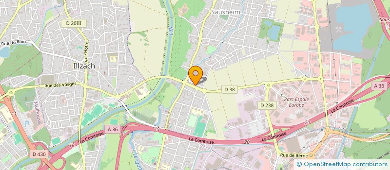 localisation de l'entreprise R.L. ETUDES à NIEDERENTZEN