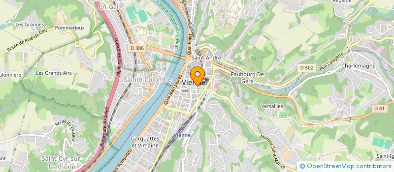 localisation de l'entreprise R.L.I  MEYZIEU