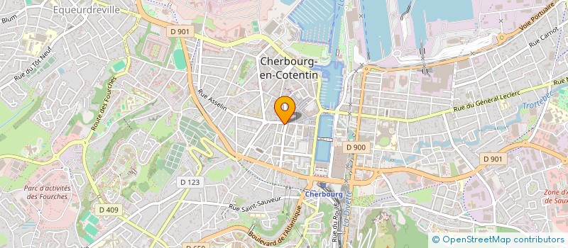 localisation de l'entreprise R.L IMMOBILIER à CHERBOURG-EN-COTENTIN