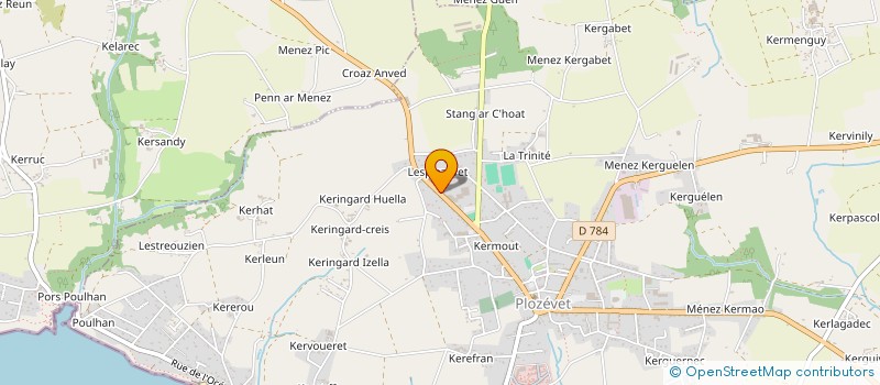 localisation de l'entreprise R & L IMPORT EXPORT à PLOZEVET