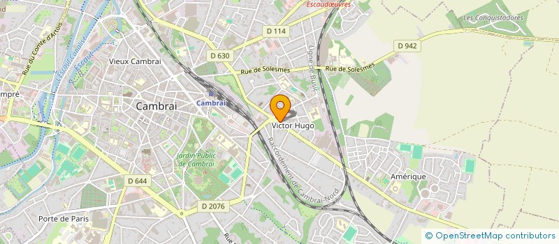 localisation de l'entreprise R.L. INVESTISSEMENTS  CAMBRAI